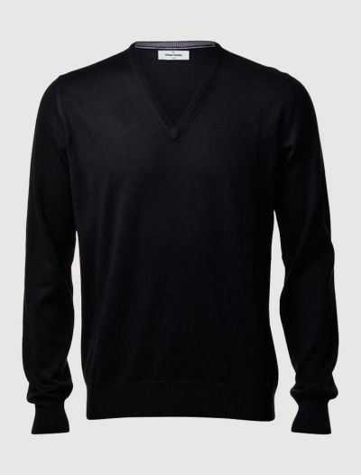 Pullover manica lunga Gran Sasso - nero