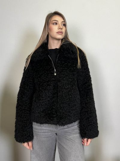 Pelliccia eco Censured - nero