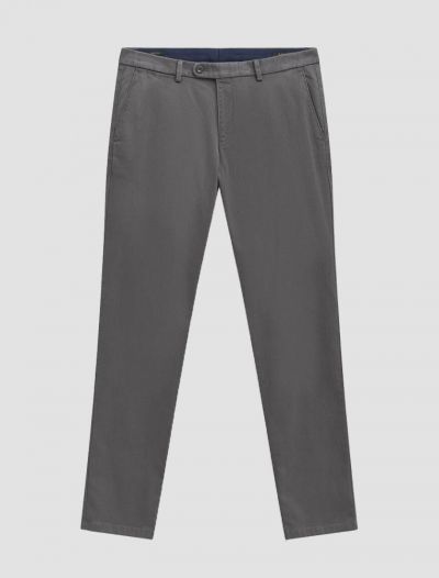 Pantalone conformato cotone Bugatti - grigio