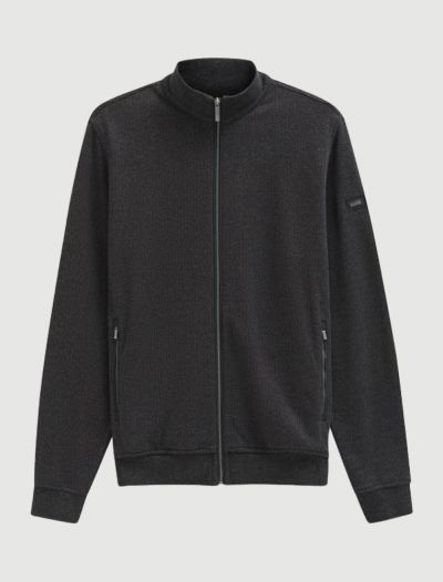 Maglia in felpa aperta Bugatti - blu moro