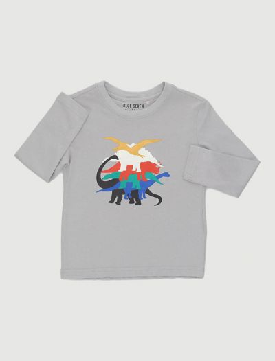 T-shirt manica lunga Blue Seven - grigio