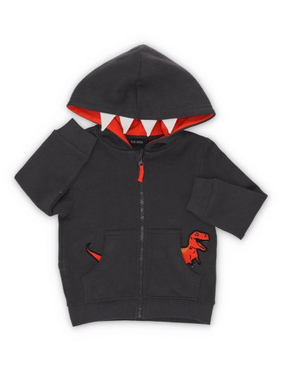 Maglia in felpa aperta Blue Seven - antracite