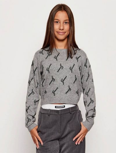 Maglia manica lunga Guess - grigio