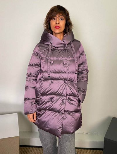 Cappotto imbottito 12 Puntododici - lilla