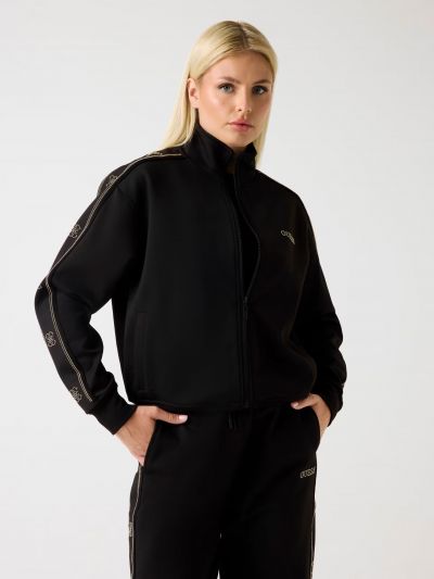 Felpa sportiva aperta Guess Sport - black