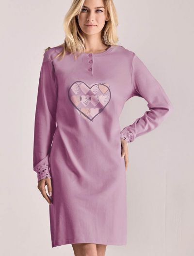 Camicia da notte Infiore - rosa