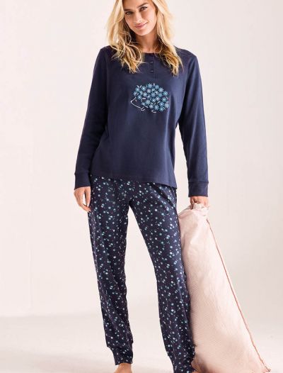 Pigiama lungo Infiore - blu