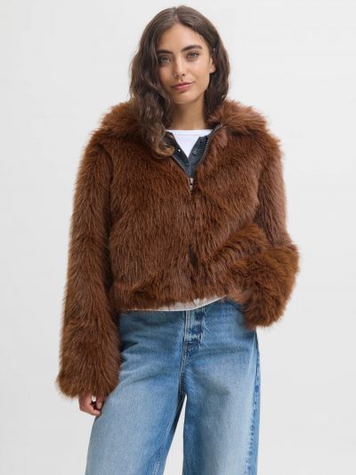Giaccone ecopelliccia Jjxx - brown