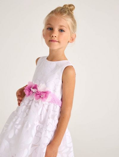 Abito manica corta elegante Mayoral - bianco