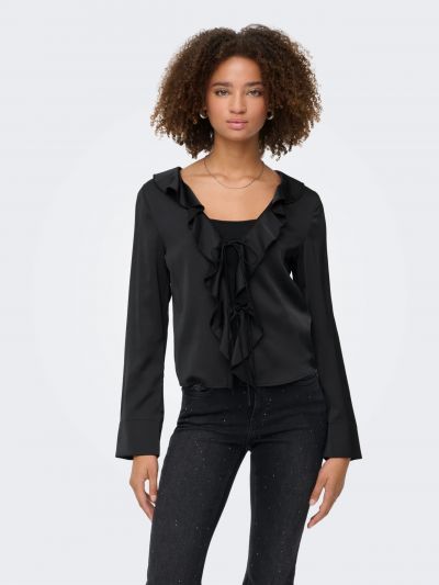 Camicia manica lunga giovane Only - black