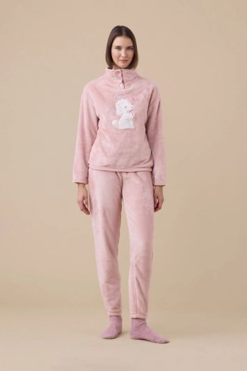 Pigiama lungo Noidinotte - rosa