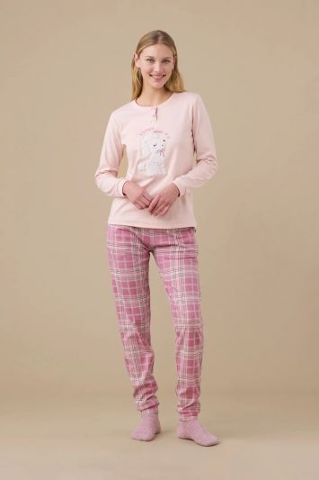 Pigiama lungo Noidinotte - rosa