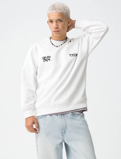 Maglia in felpa Tiffosi - bianco