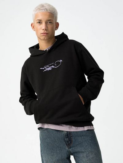 Maglia in felpa cappuccio Tiffosi - nero