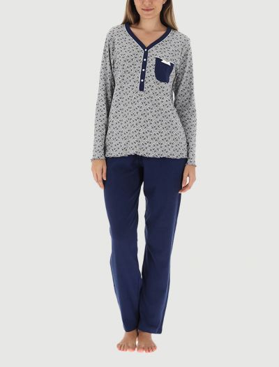 Pigiama lungo Lovable - grigio