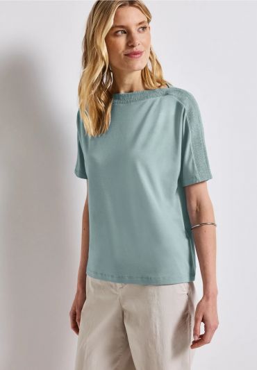 T-shirt manica corta Street One - acqua marina