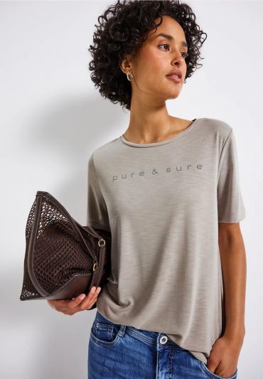 T-shirt manica corta Street One - beige