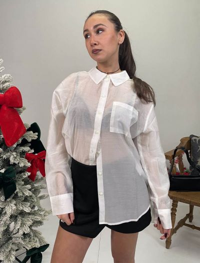 Camicia manica lunga giovane Jdy - cloud dancer