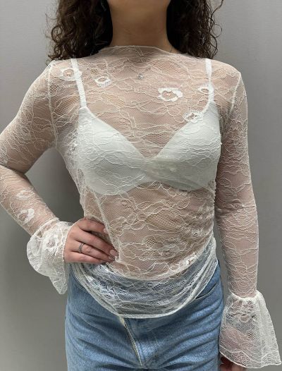 Maglia manica lunga San Babila - bianco