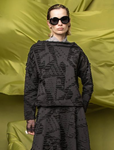 Maglia manica lunga Bravaa - nero