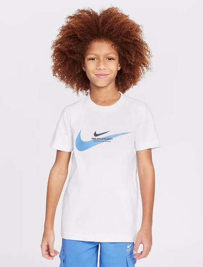 T-shirt manica corta sportiva Nike - white
