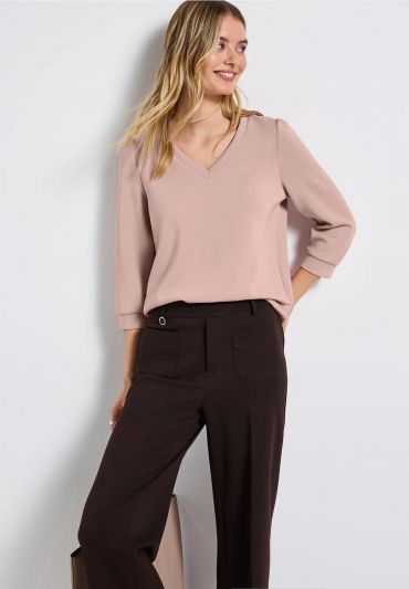 Maglia in felpa Street One - rose