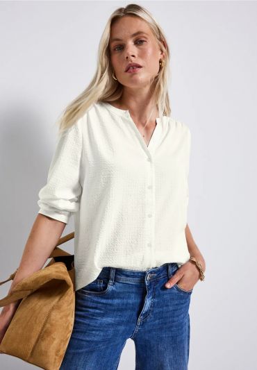 Camicia manica lunga Street One - bianco