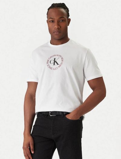 T-shirt manica corta Calvin Klein - bianco