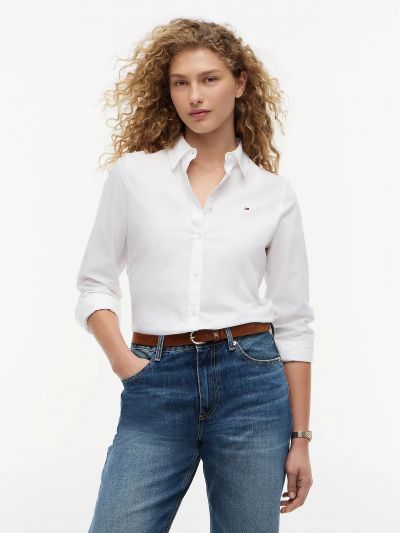 Camicia manica lunga Tommy Hilfiger - bianco