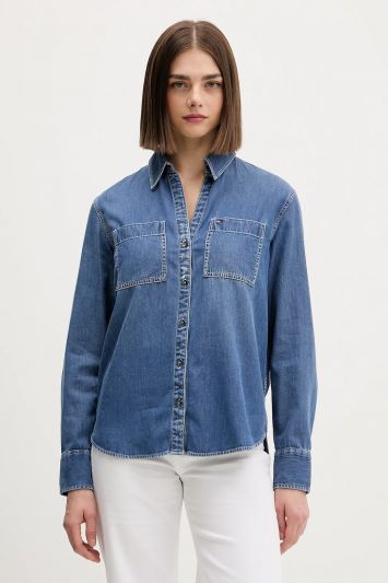 Camicia jeans Tommy Jeans - denim blu