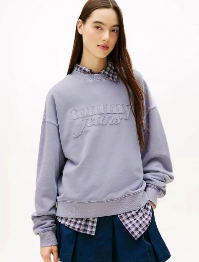 Maglia in felpa Tommy Jeans - pervinca