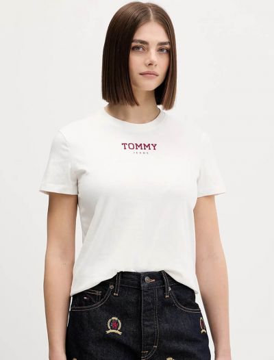 T-shirt manica corta Tommy Jeans - ecru