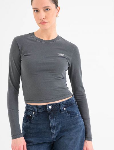 Maglia manica lunga Tommy Jeans - grigio scuro