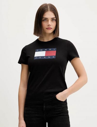 T-shirt manica corta Tommy Jeans - black