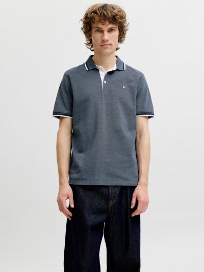 Polo manica corta Jack & Jones - blue
