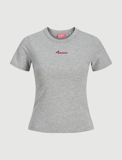 T-shirt manica corta Jjxx - light grey melange