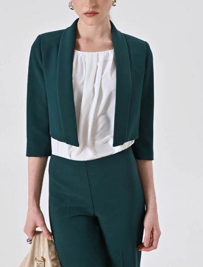 Giacca bolerino Rinascimento - verde