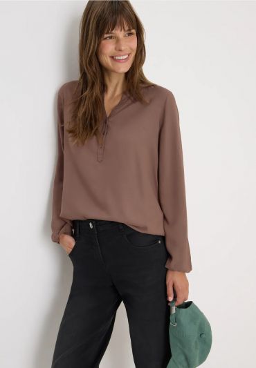 Camicia manica lunga curvy. scollo a ... - cacao