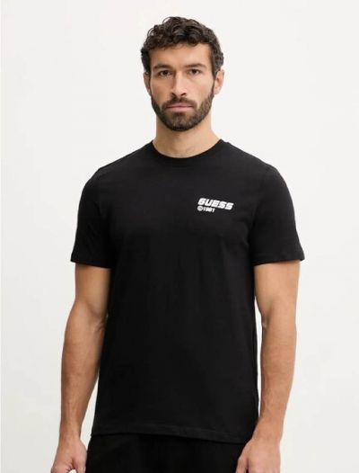 T-shirt manica corta sportiva Guess Sport - black