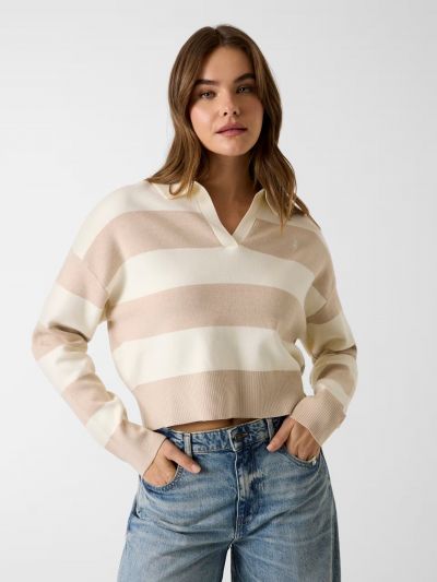 Maglia manica lunga Guess Jeans - beige