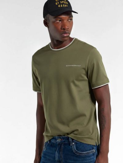 T-shirt manica corta Gas - verde militare