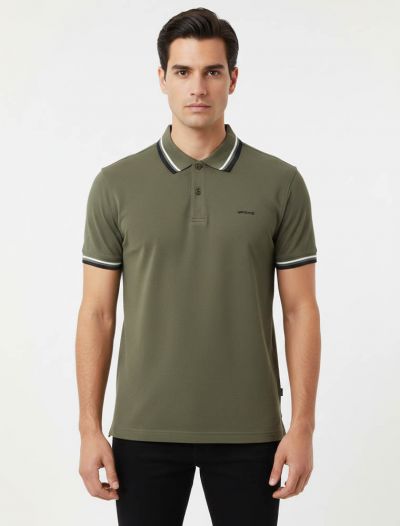 Polo manica corta Gas - verde militare