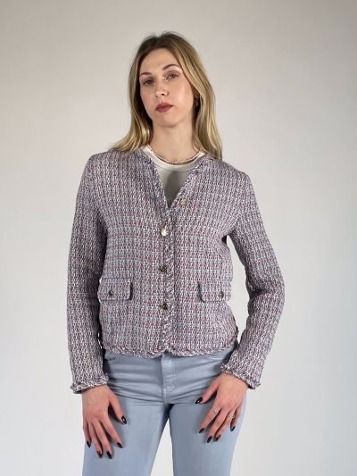 Giacca Emme - blu bianco