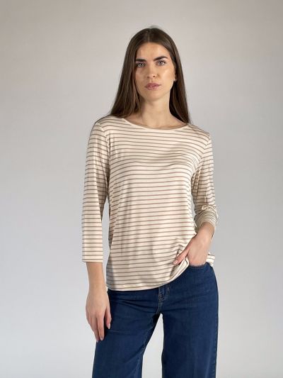 Maglia manica lunga Emme - beige