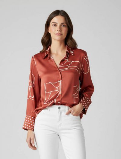 Camicia manica lunga Emme - rosso
