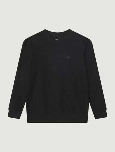 Pullover manica lunga Calvin Klein - black