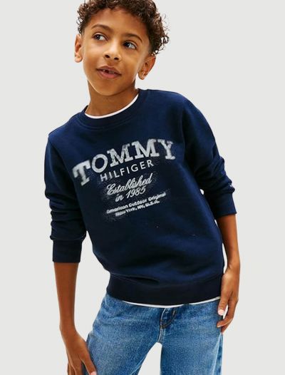 Maglia in felpa Tommy Hilfiger - navy