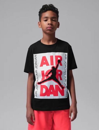 T-shirt manica corta sportiva Jordan - black
