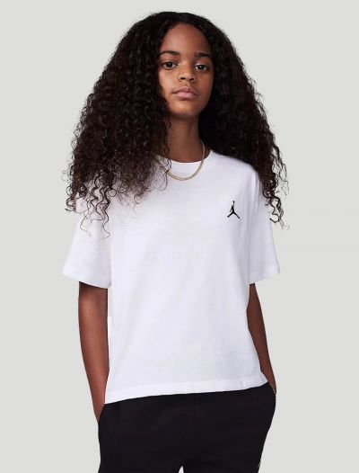 T-shirt manica corta sportiva Jordan - white