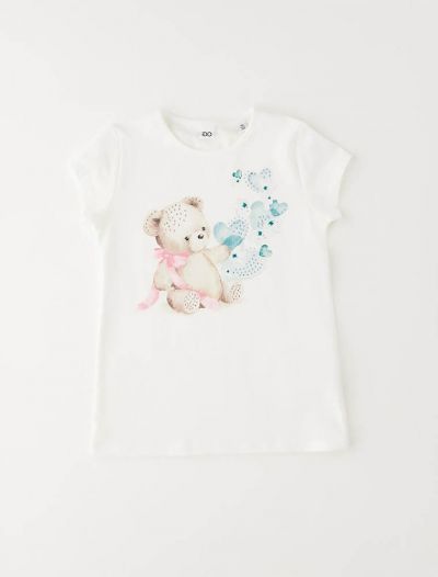 T-shirt manica corta I Do - panna